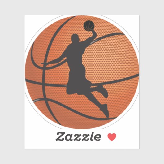 Basketball-dunk Sticker (Vel)