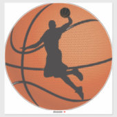 Basketball-dunk Sticker (Vel)
