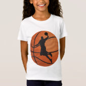Basketball-dunk T-shirt (Voorkant)