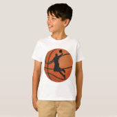 Basketball-dunk T-shirt (Voorkant volledig)