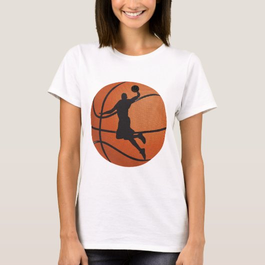 Basketball-dunk T-shirt (Voorkant)