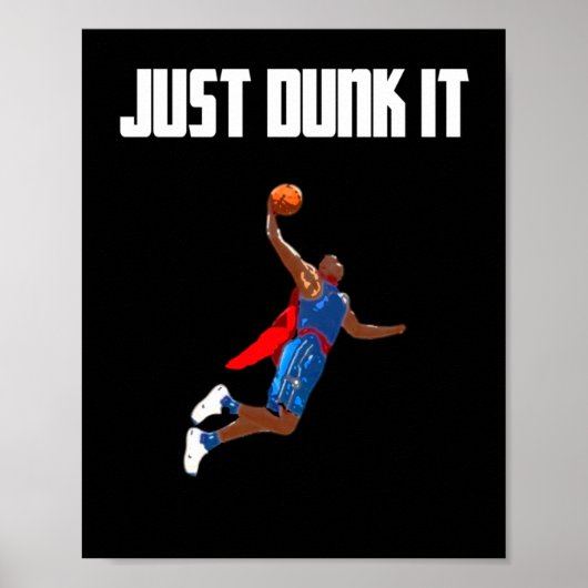Basketball Dunking Poster (Voorkant)