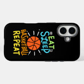 Basketball - Eat Sleep Basketball Repeat Case-Mate iPhone Case (Achterkant (horizontaal))