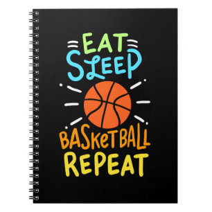Basketball - Eat Sleep Basketball Repeat Notitieboek