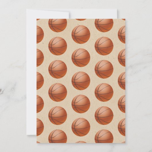 Basketball Elke dag Bedankkaart (Achterkant)