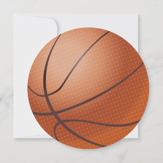 Basketball Elke dag Kaart (Achterkant)