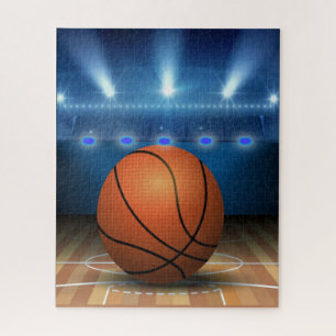 Basketball en Court Legpuzzel
