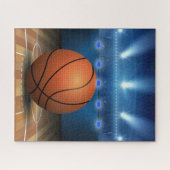 Basketball en Court Legpuzzel (Horizontaal)