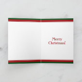 Basketball en Hoop Kerstmis Feestdagen Kaart (Binnen)