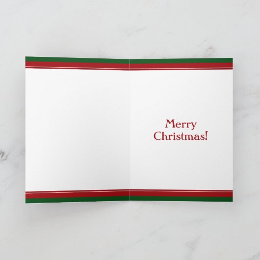 Basketball en Hoop Kerstmis Feestdagen Kaart (Binnen)