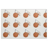 Basketball en Hoop Stof (Fat Quarter)