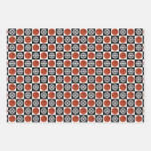 Basketball en Snowflake Black en White Kerstmis Inpakpapier Vel (Voorkant)