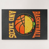 Basketball en tacos legpuzzel (Horizontaal)
