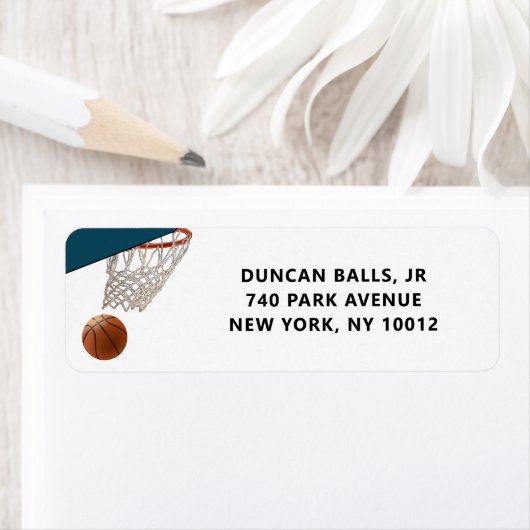 Basketball Etiket (Insitu)