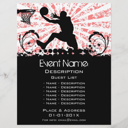 Basketball Event Promotion Flyer (Voorkant)