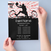 Basketball Event Promotion Flyer (Hand)