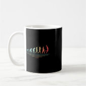 Basketball Evolution Basketball Player Coach Hoop Koffiemok (Links)