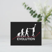 Basketball Evolution Briefkaart (Staand voorkant)