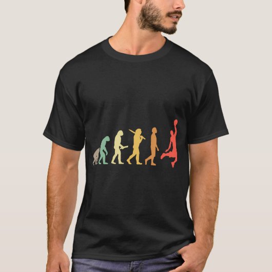 Basketball Evolution Gift for Basketball Pla T-shirt (Voorkant)