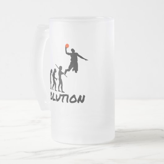Basketball Evolution Matglas Bierpul (Voorkant links)