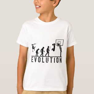 Basketball Evolution of Man T-shirt
