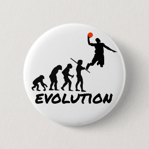 Basketball Evolution Ronde Button 5,7 Cm