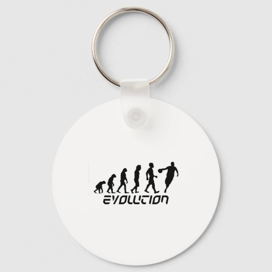 Basketball Evolution Sleutelhanger (Voorkant)