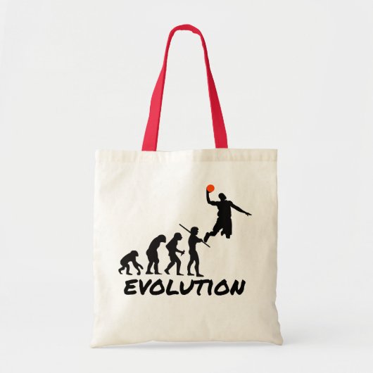 Basketball Evolution Tote Bag (Voorkant)