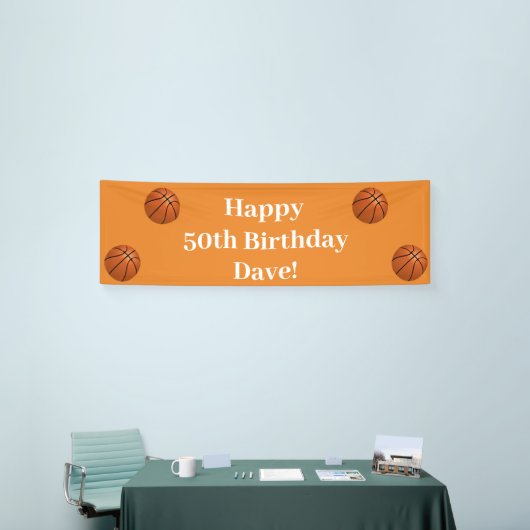 Basketball Fan Birthday Party Spandoek (Beurs)