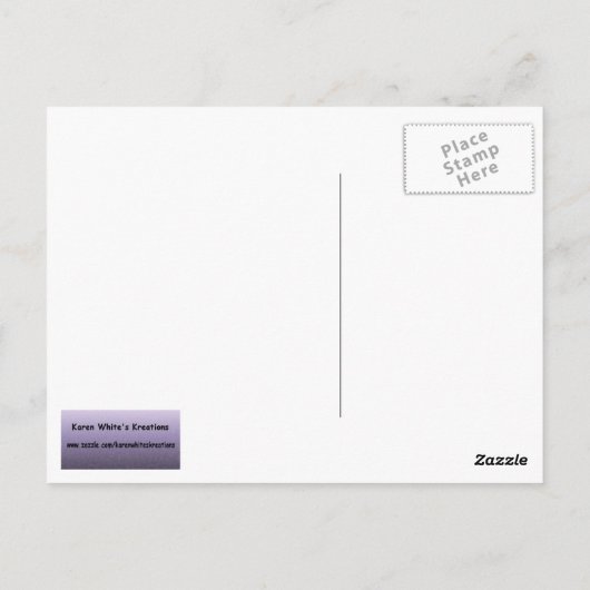 Basketball Fan Briefkaart (Achterkant)