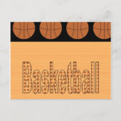 Basketball Fan Briefkaart (Voorkant)