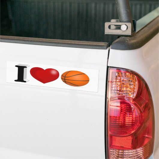 Basketball Fan Bumpersticker (Op Truck)
