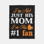 Basketball Fan Mom Quote Shirt Mothers Day Gift Fo Fleece Deken (Voorkant)