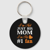 Basketball Fan Mom Quote Shirt Mothers Day Gift Fo Sleutelhanger (Voorkant)