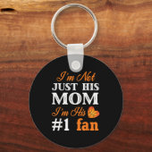 Basketball Fan Mom Quote Shirt Mothers Day Gift Fo Sleutelhanger (Voorkant)