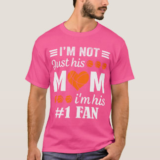 Basketball Fan Mom Quote T-shirt