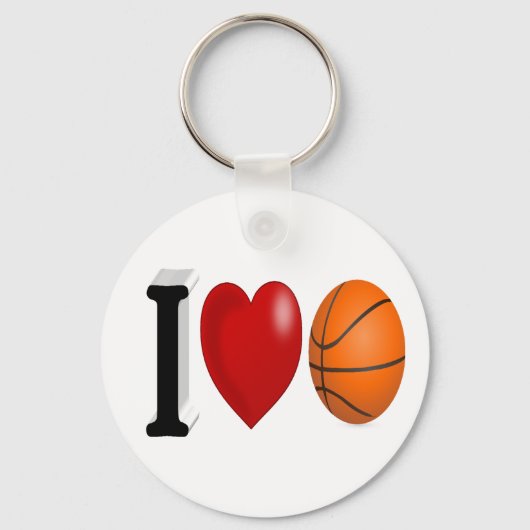 Basketball Fan Sleutelhanger (Voorkant)