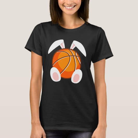 Basketball fans Easter Bunny Happy Easter Basketba T-shirt (Voorkant)