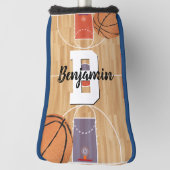 Basketball Fans Putter Golfheadcover (Draai 90)