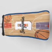Basketball Fans Putter Golfheadcover (Voorkant)