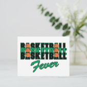 Basketball Fever Briefkaart (Staand voorkant)