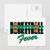Basketball Fever Briefkaart (Voorkant / Achterkant)