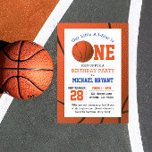 Basketball First Birthday Kaart