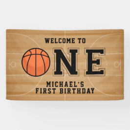 Basketball First Birthday Spandoek
