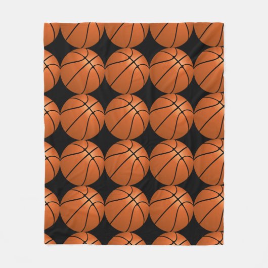 Basketball Fleece Blanket Sports Fans Athleten (Voorkant)