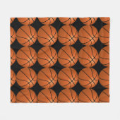 Basketball Fleece Blanket Sports Fans Athleten Deken (Voorkant (Horizontaal))