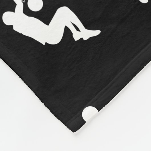 Basketball Fleece Deken (Hoek)