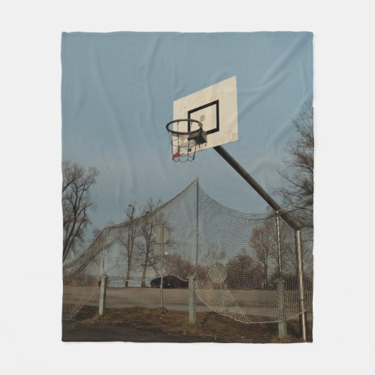 Basketball Fleece Deken (Voorkant)