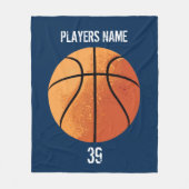 Basketball () fleece deken (Voorkant)