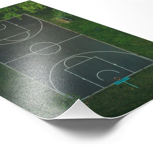  Basketball Foto Afdruk (Hoek)